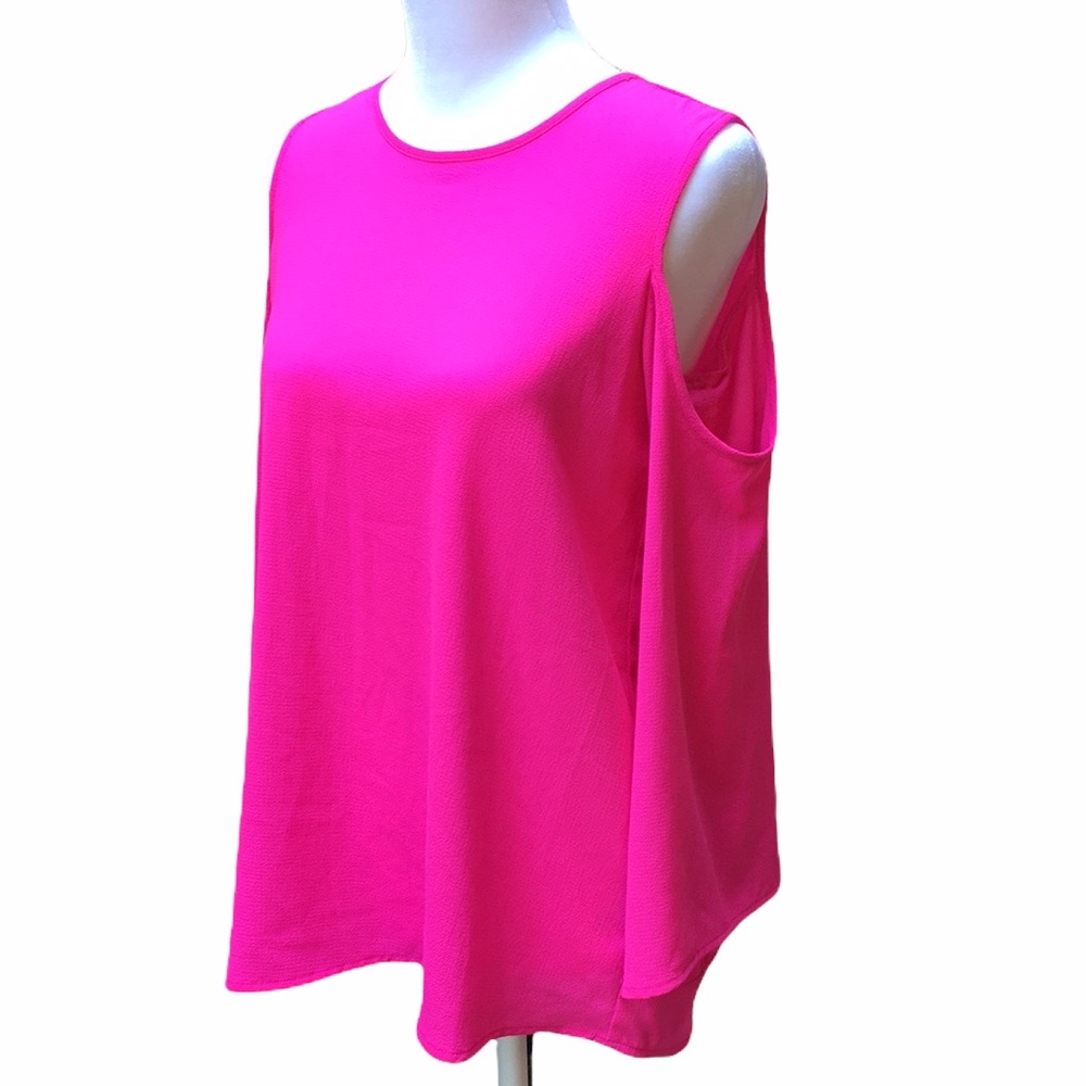4/$20! Hot Pink Cold Shoulder Vince Camuto Top